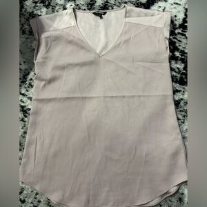 Express Soft Pink V-Neck Blouse